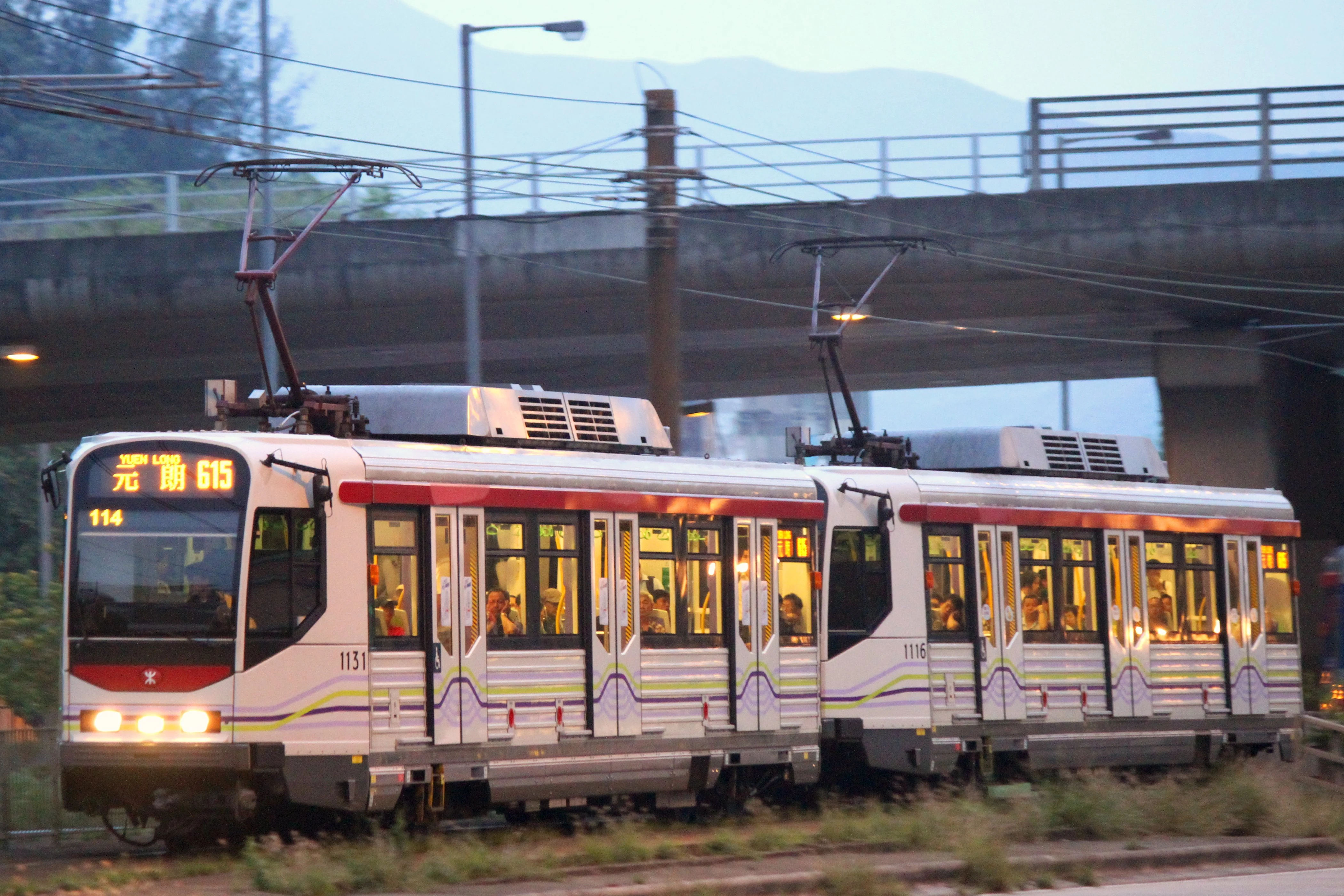 更改: 轻铁615线